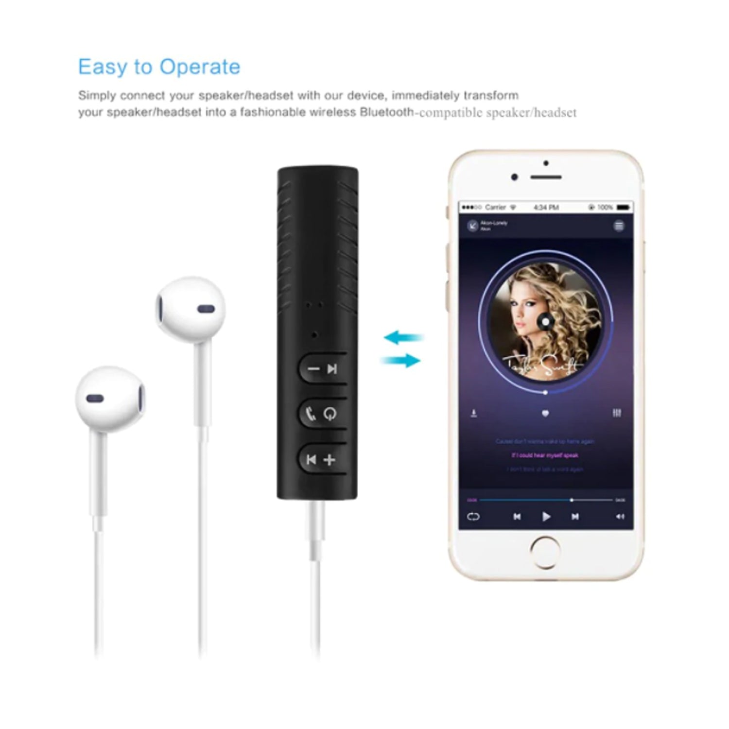 6128 Wireless Bluetooth Adapter, Bluetooth Music Receiver for Home/Car Stereo,Hands-Free Calls for All Smartphone 6128 Wireless Bluetooth Adapter, Bluetooth Music Receiver for Home/Car Stereo,Hands-Free Calls for All Smartphone